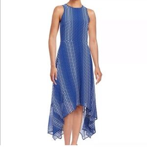Michael Kors Blue Asymmetrical High-Low Dress 6
